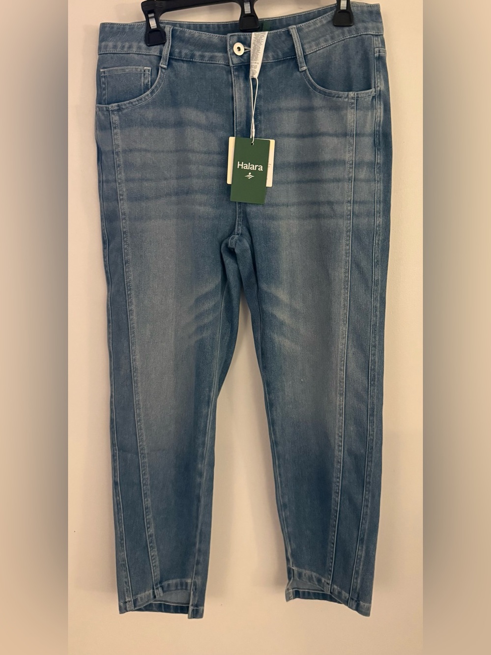 HALARA Light Blue Denim-Style Jeans